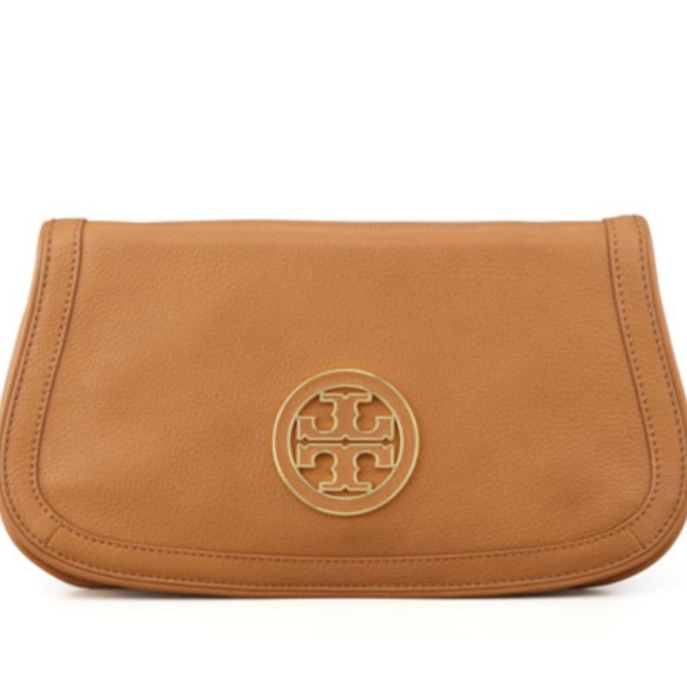 UNUSED 2015 Tory Burch 'Amanda' Leather Bag in Royal Tan